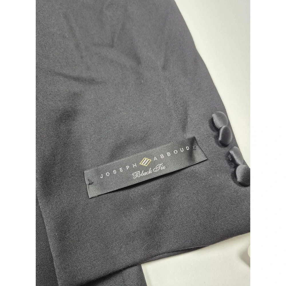 Joseph Abboud Tuxedo Suit Mens 44 Long Black Wool Super 120s 2 Piece 38x36 NWT